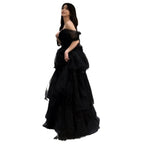 French Style Princess Sleeve Dress | Luxury Long Evening Gown Women