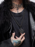 Original Punk-goth Niche Heavy-duty Cross Necklace