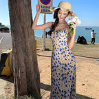 French Vacation Style Beach Dress