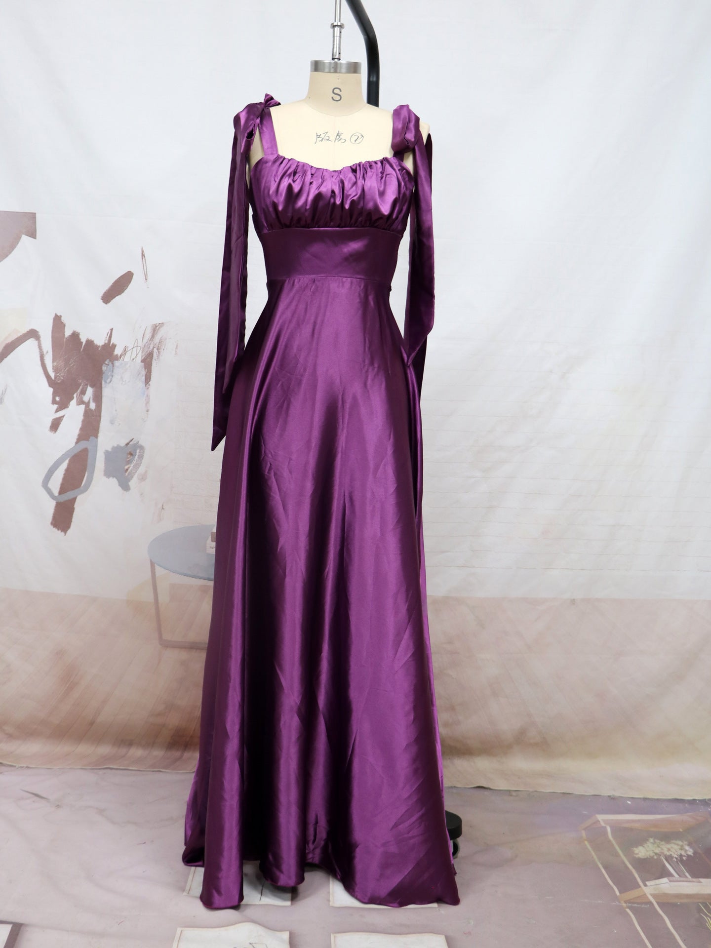 Bridesmaid Camisole Gown | Sleeveless Formal Evening Dress Women