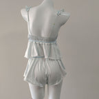 Silk Camisole Nightgown | Backless Satin Slip Dress Sleepwear