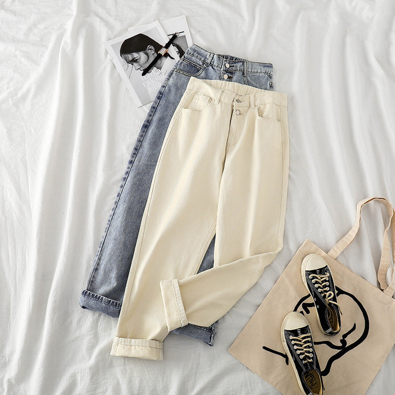 Light Blue Straight Jeans