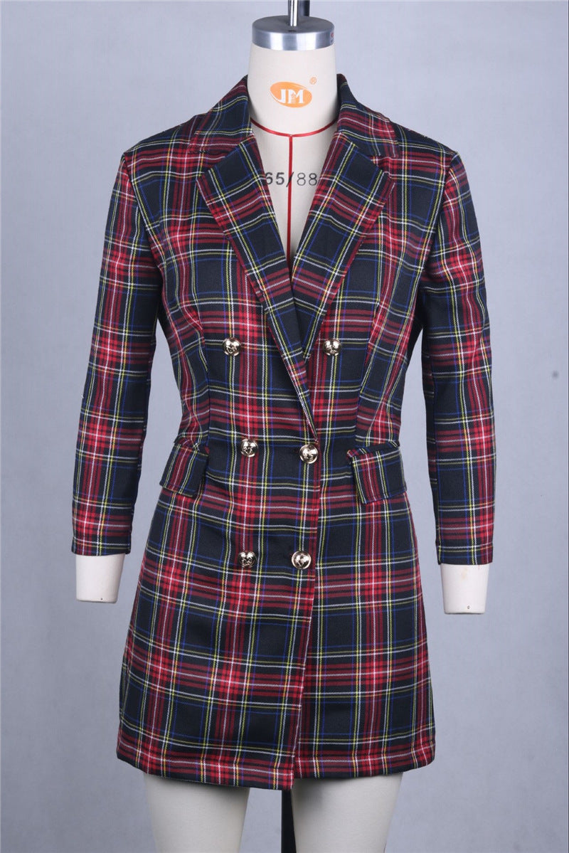 Check Suit Dress