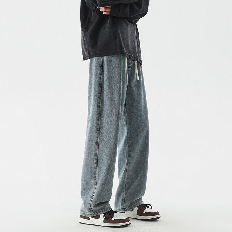 American Retro Washed Jeans For Men