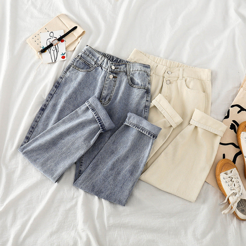 Light Blue Straight Jeans