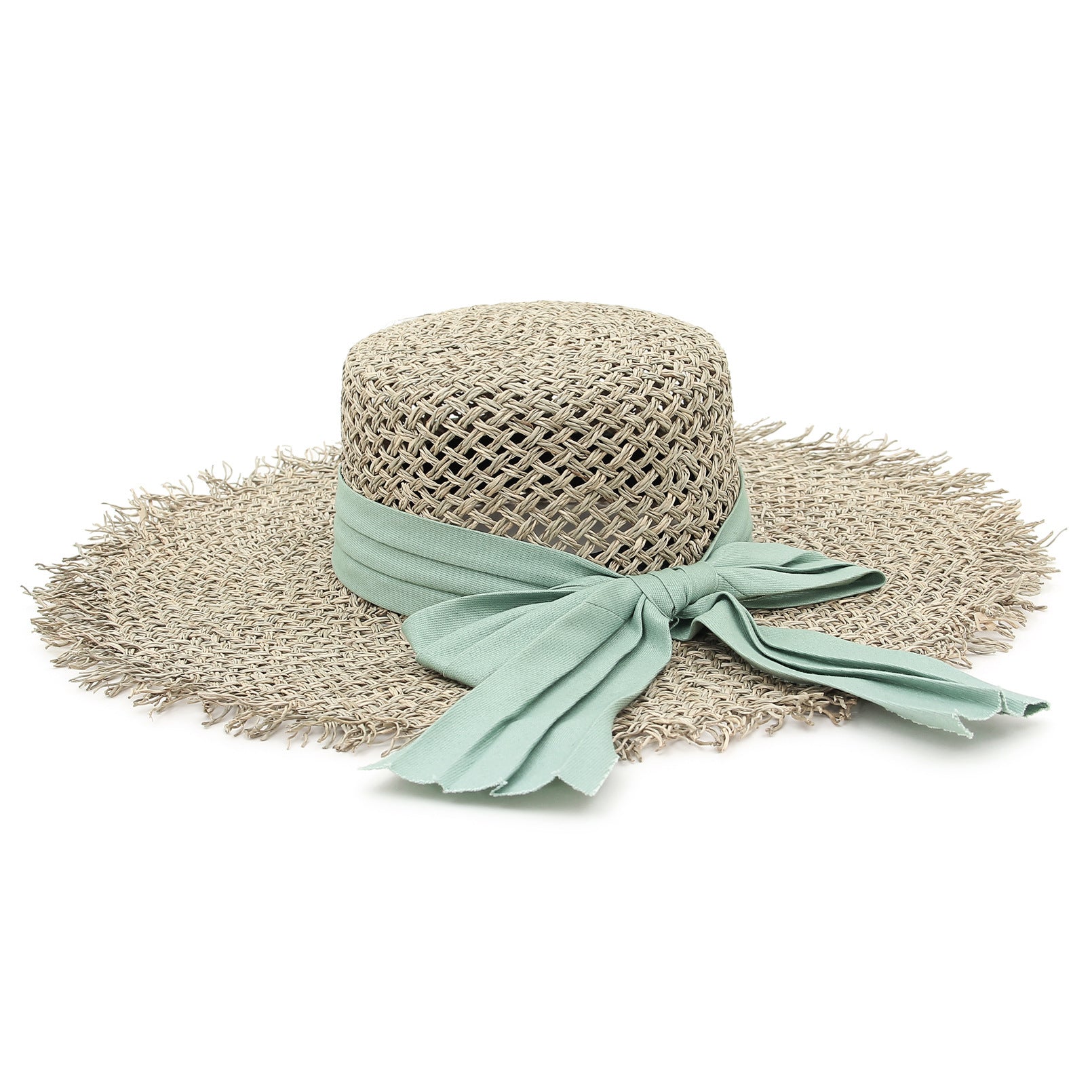 Seaside Beach Hat British Raffia Hat Summer Vacation Sun Protection Sun Hat