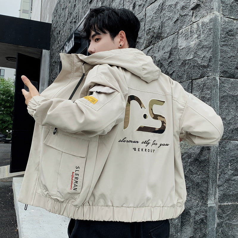 Functional tooling trendy brand Korean jacket