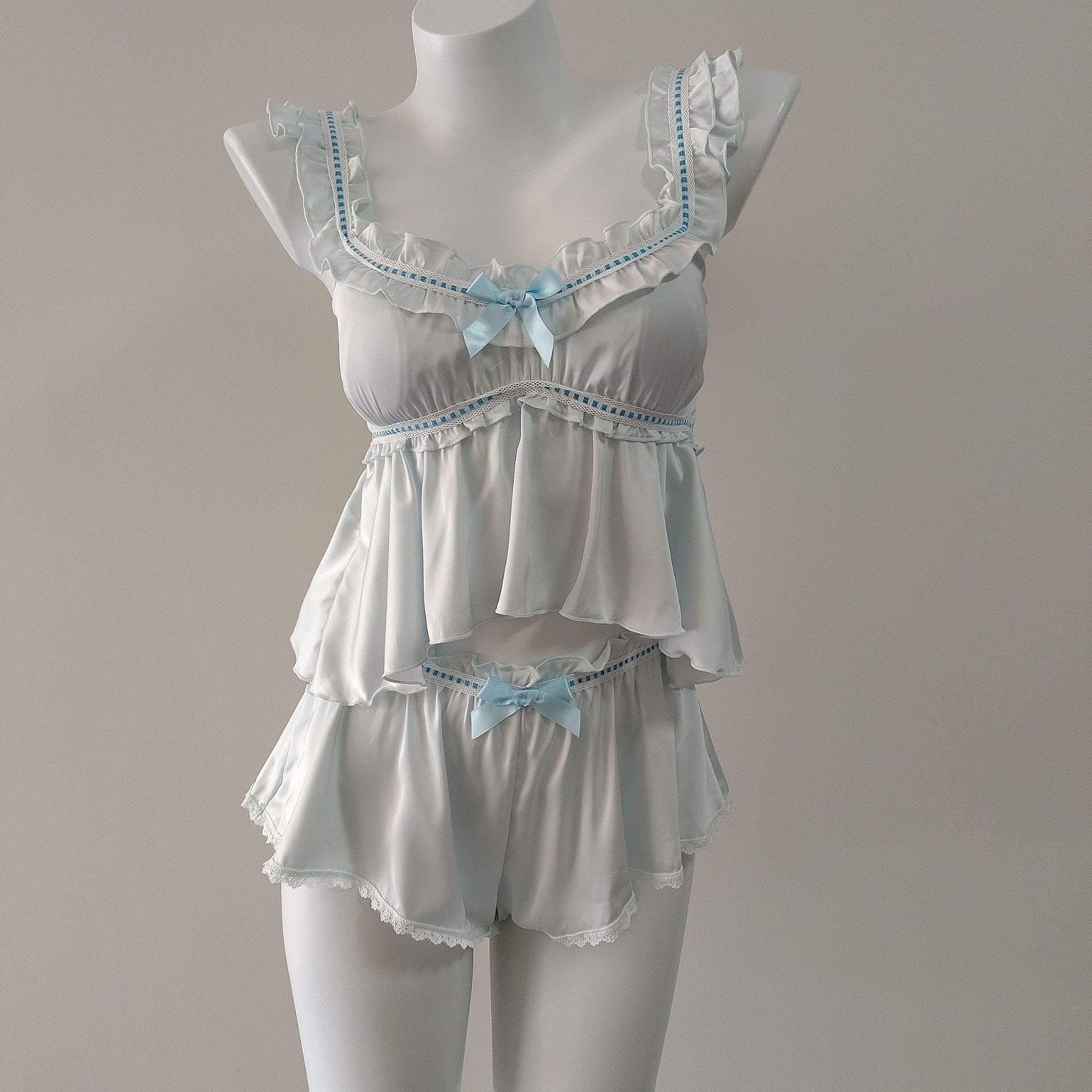 Silk Camisole Nightgown | Backless Satin Slip Dress Sleepwear