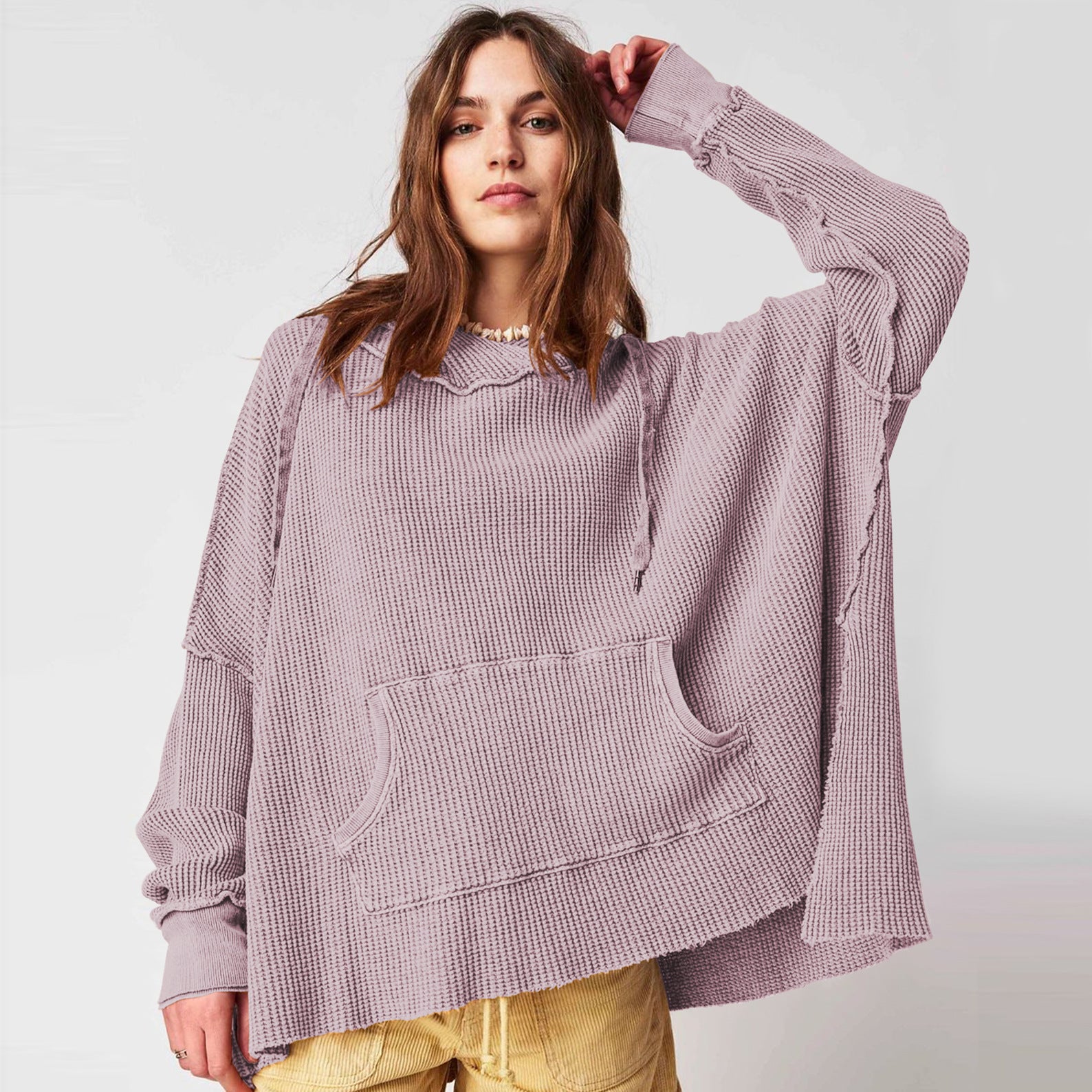 Female Loose Sweater Fashion Brand Hooded