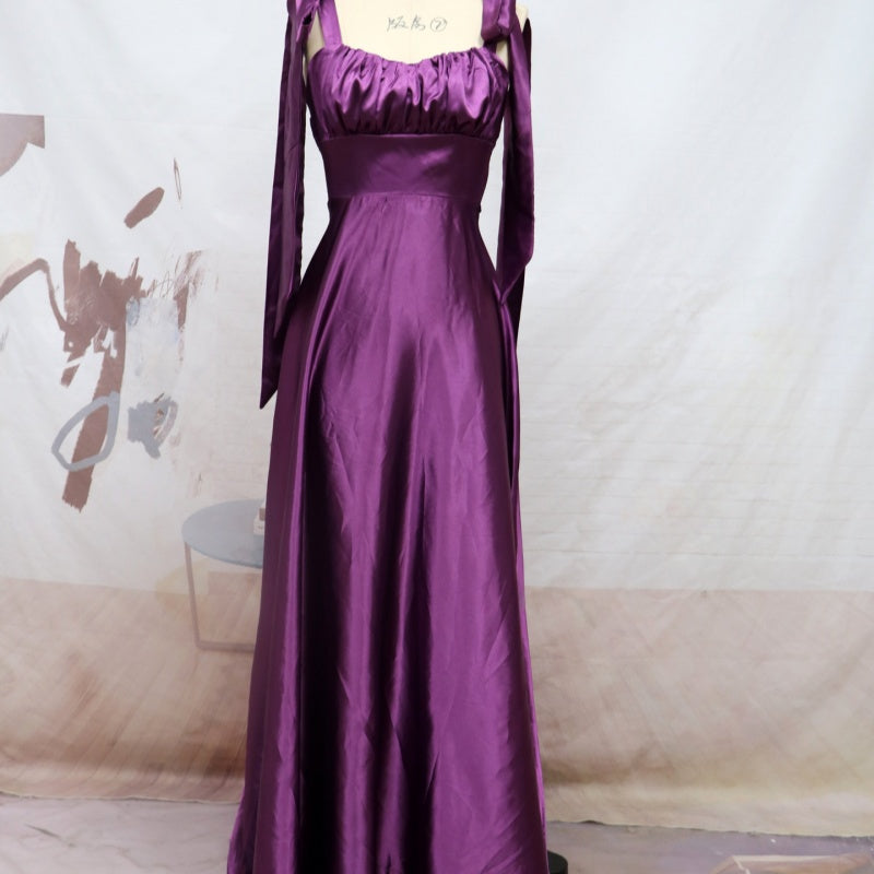 Bridesmaid Camisole Gown | Sleeveless Formal Evening Dress Women