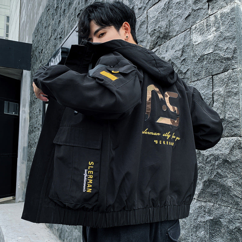 Functional tooling trendy brand Korean jacket