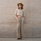 Loose-fitting Round-neck Mid-sleeve Summer Euro-American Crop Top