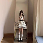 Sweet Cute Style Short Sleeve Polka Dot Dress