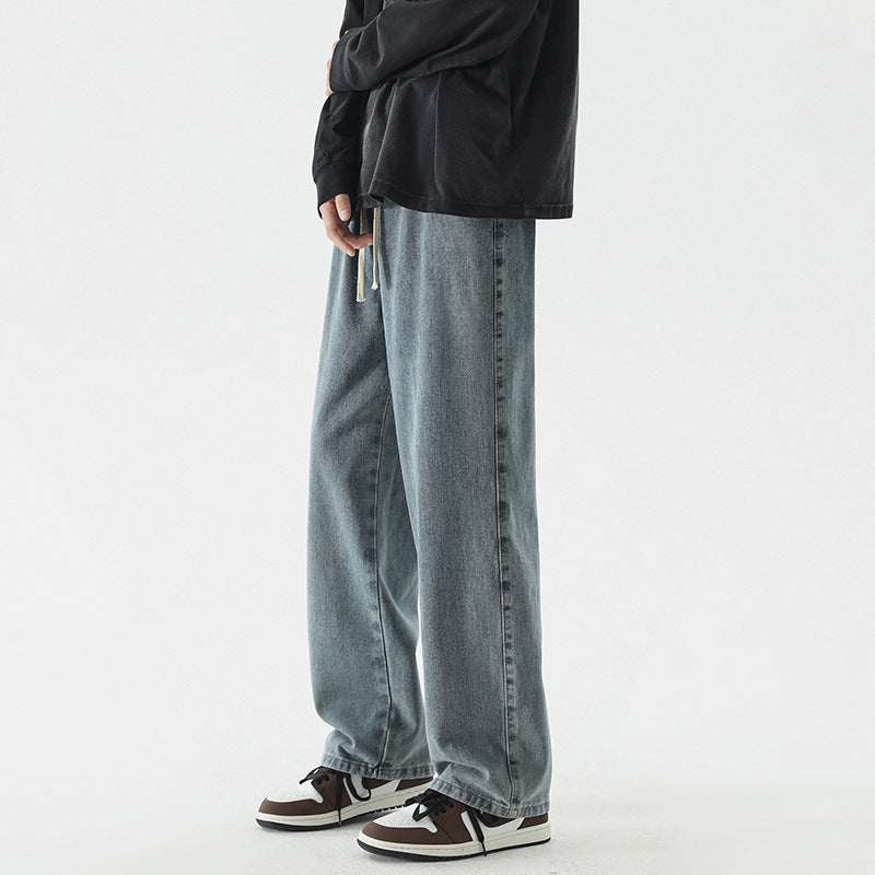 American Retro Washed Jeans For Men