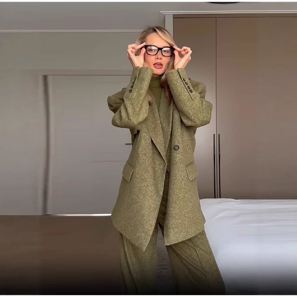 Elegant Suit Set Women | Old Money Chic Two-Piece Office Look