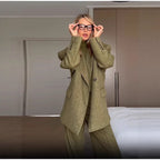 Elegant Suit Set Women | Old Money Chic Two-Piece Office Look