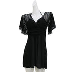 Women's Skirted One-Piece Swimsuit And Briefs Set