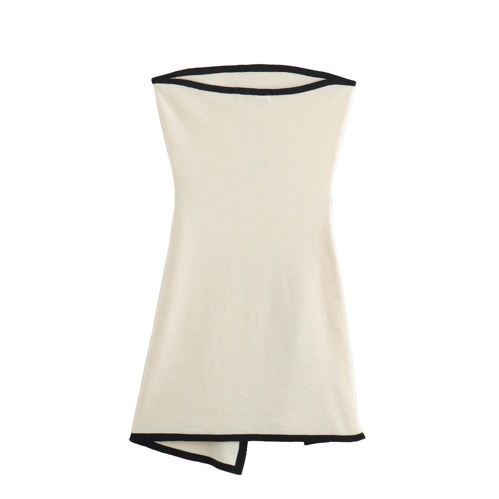 Fashionable Slim-fit Knitted Sleeveless Tube Dress