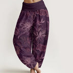 Retro Floral Loose Casual Wide-leg Pants Bloomers