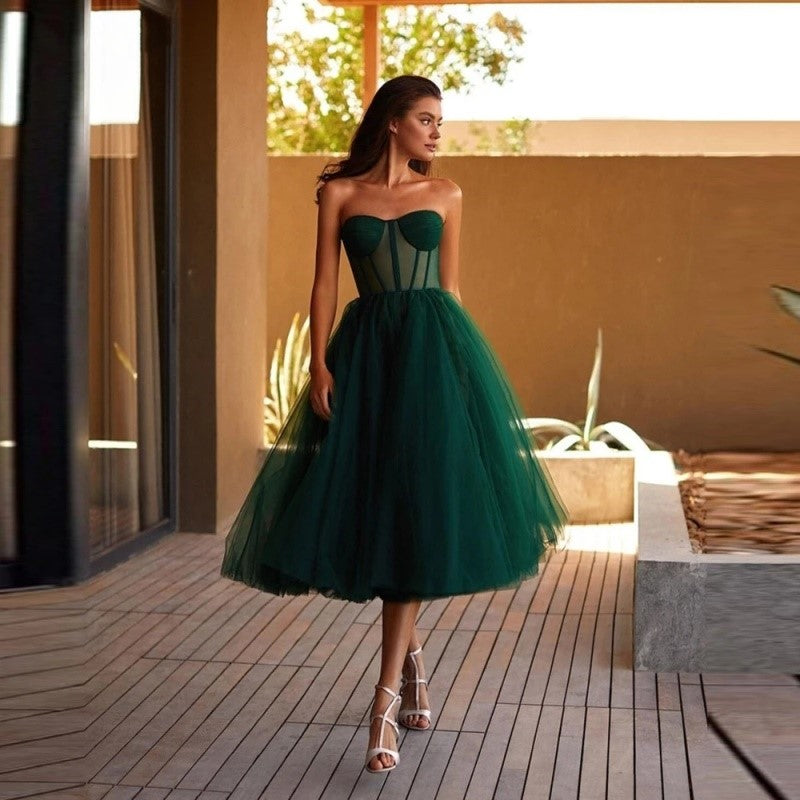 Bandage Formal Evening Dress | Long Red Bodycon Gown Women