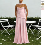 Women's Irregular Strapless Bandage Dress
