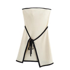 Fashionable Slim-fit Knitted Sleeveless Tube Dress