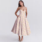 Mesh Maxi Double-layer Slip Dress For Women