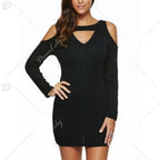 Women Tops Sexy Party Blusas Long Sleeve T-Shirt Women Punk Skull Off Shoulder