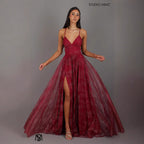 Womens Sleeveless Strapless Maxi Dress With A Flared Hem