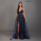 Womens Sleeveless Strapless Maxi Dress With A Flared Hem