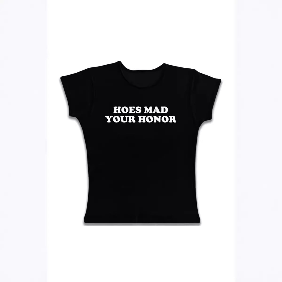 Sweet Cute Casual Letter Printed T-shirt Top Round Neck