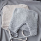 Winter High-quality Warm And Cute Cat Ear Rabbit Fur Knitted Hat