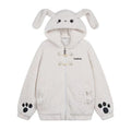Cute Rabbit Hand Claw Big Ears Lamb Wool Coat