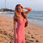 Vacation Beach Tube Top Women's Dress