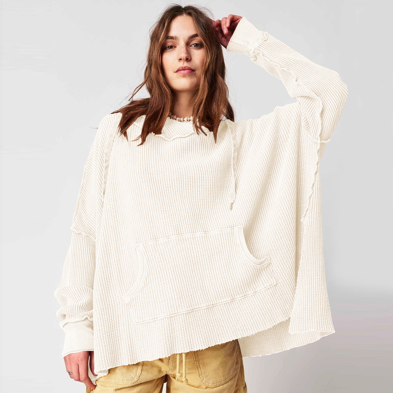 Female Loose Sweater Fashion Brand Hooded