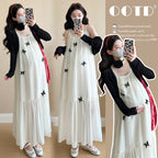 Fashionable Sweet 3D Butterfly Suspender Dress Sun-Protective Shirt Set