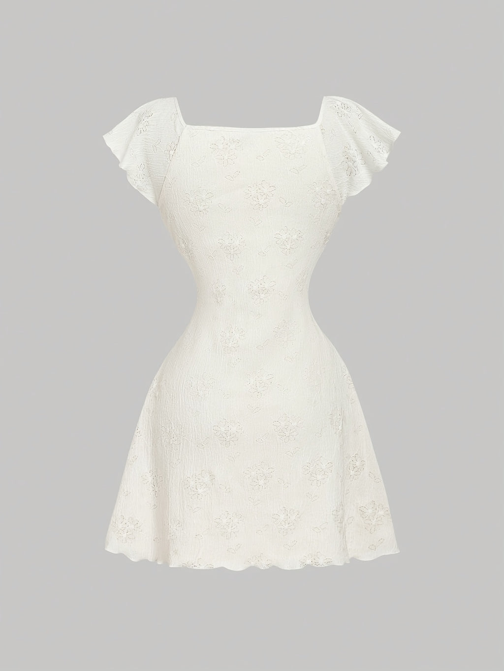Women's New Summer French Style Romantic Elegant Ruffled Tie Waist Mini Dress Suitable For Going Out And Dating