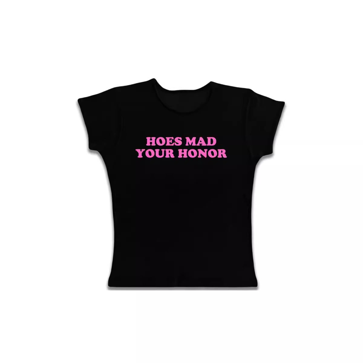 Sweet Cute Casual Letter Printed T-shirt Top Round Neck