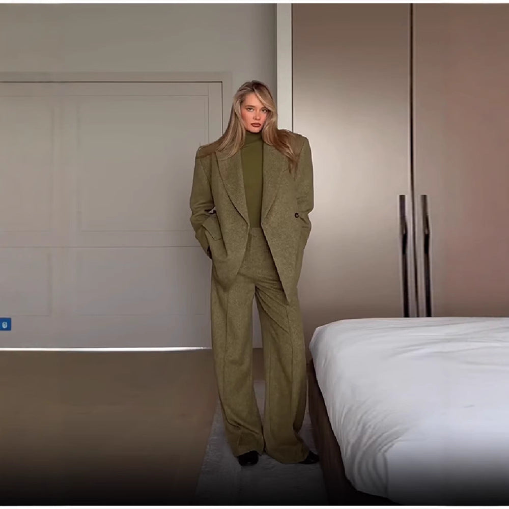Elegant Suit Set Women | Old Money Chic Two-Piece Office Look