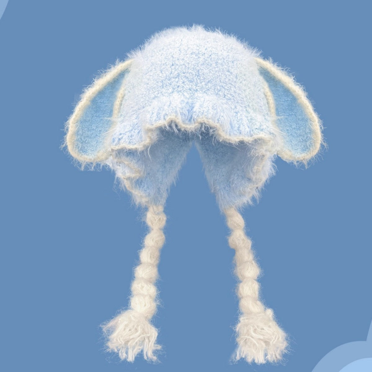 Womens Japanese-style Cute Earflap Beanie A Versatile Warm And Super-cute Hat