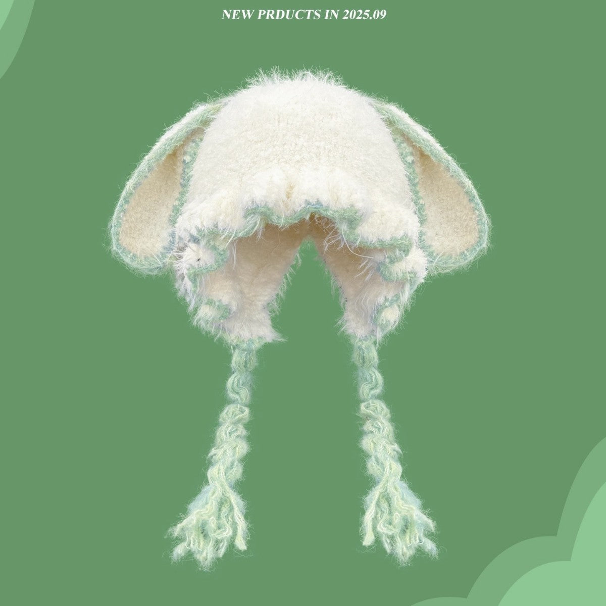 Womens Japanese-style Cute Earflap Beanie A Versatile Warm And Super-cute Hat