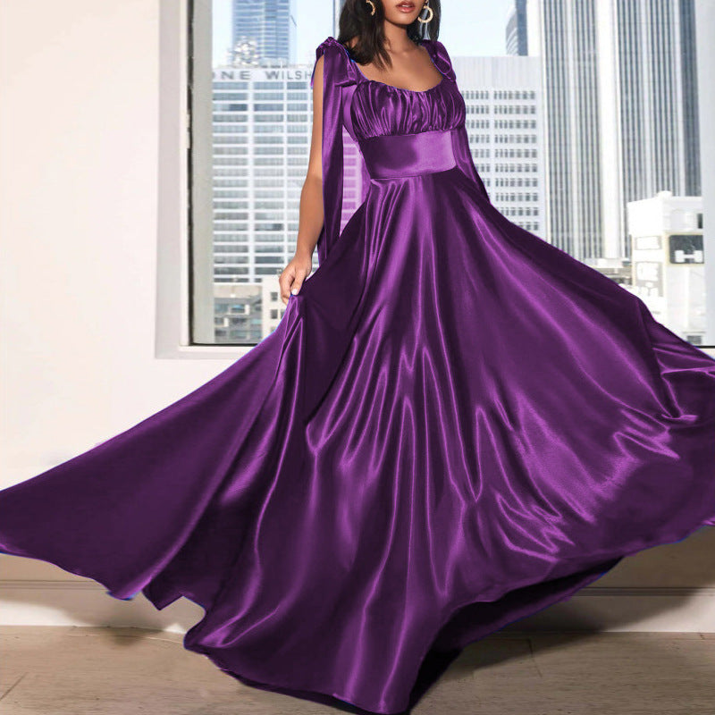 Bridesmaid Camisole Gown | Sleeveless Formal Evening Dress Women