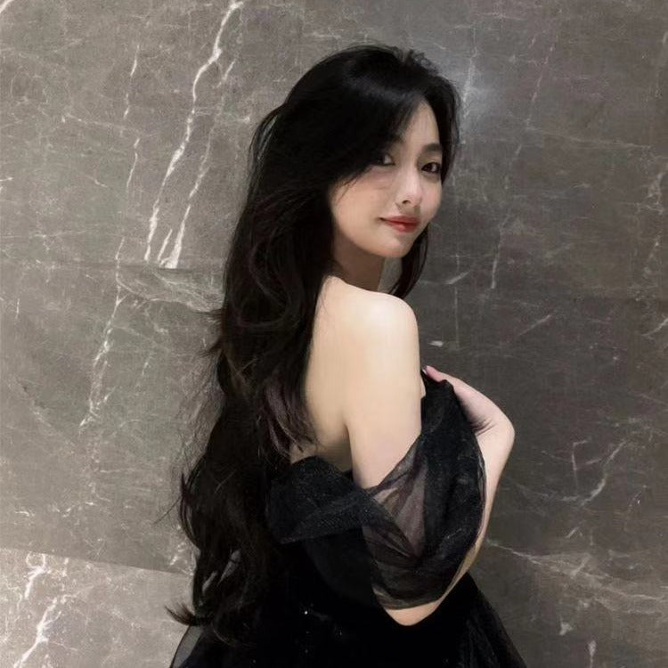 French Style Princess Sleeve Dress | Luxury Long Evening Gown Women